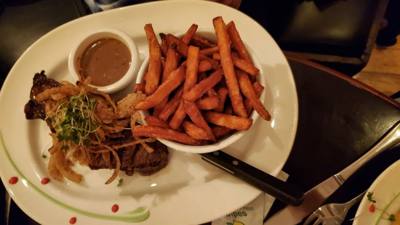 Dinner the last night we were here was a little bit of a struggle. A lot of Dublin pubs don't serve food do we did a lot