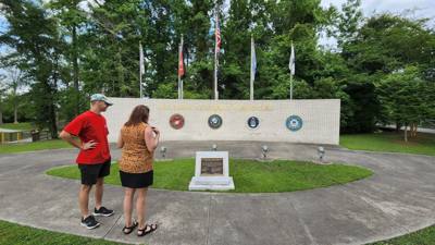 Visited a few memorials for Marines, Vietnam vets, Beirut, 911.  This is what the weekend is all about.  The sacrifice o