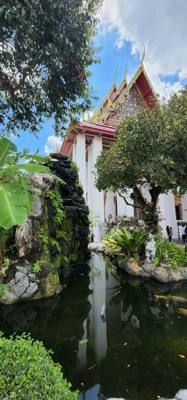 Wat Pho Temple today was both beautiful and educational.  Also known as the Temple of the Reclining Buddha.  Was built i