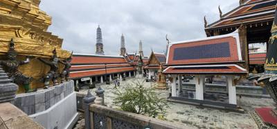 This is part 1 of our Grand Palace and Temple of the Emerald Buddha tour.  Beautiful, ornate and overwhelming.  There wa