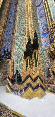 This is part 1 of our Grand Palace and Temple of the Emerald Buddha tour.  Beautiful, ornate and overwhelming.  There wa