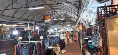 Stopped by the Chiang Mai Night Market after dinner.  Interesting but quite a bit of the mass produced touristy stuff.  