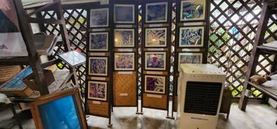 From the silver shop was a quick walk to the silk shop.  I love watching people making hand made items.  These skills ar