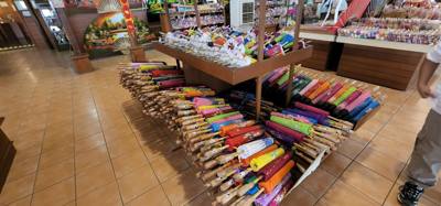 I'm labeling the Bosang Umbrella Making Center as the "pleasantly surprised" excursion of the day. I wasn't holding ou