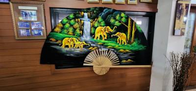 I'm labeling the Bosang Umbrella Making Center as the "pleasantly surprised" excursion of the day. I wasn't holding ou