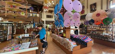 I'm labeling the Bosang Umbrella Making Center as the "pleasantly surprised" excursion of the day. I wasn't holding ou