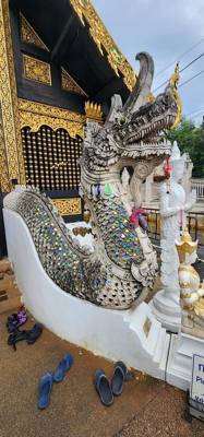 First Temple of the day was Wat Inthakhin Sadue Muang. Small but great to photograph.
