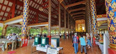 Wat Suan Dok...our second Temple of the day.  Very ornate.  Great to photograph this one.  Beautiful!