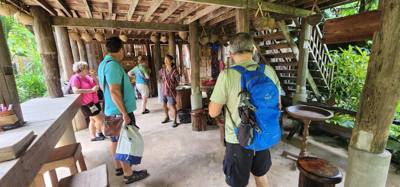 A visit to the Elephant Eco Valley elephant camp was a great addition to the trip.  Passion fruit drinks greeted us afte