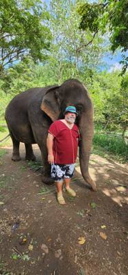 A visit to the Elephant Eco Valley elephant camp was a great addition to the trip.  Passion fruit drinks greeted us afte