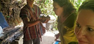 A visit to the Elephant Eco Valley elephant camp was a great addition to the trip. Passion fruit drinks greeted us afte