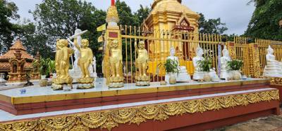 First Temple today. Lots of steps! Whew! This one was an adventure. We were told we can do the steps or do the path