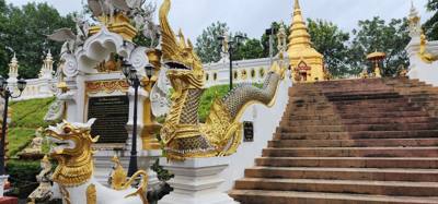 First Temple today. Lots of steps! Whew! This one was an adventure. We were told we can do the steps or do the path