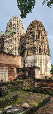 Spent the morning exploring the ruins of old Sukhothai.  Several ancient temples.  Udom brought us here in the morning b