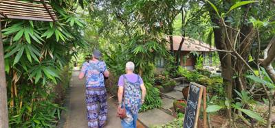 I swear every place we go has great food and wonderful botanicals.  Chaba Lagoon was no exception.  The food we ate was 