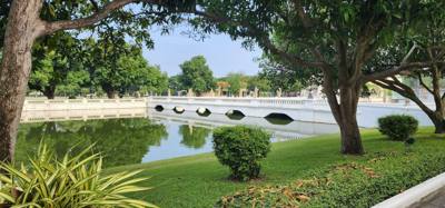 Visited Bang Pa-In this morning.  Very beautiful.  More refined than other locations we've visited. Couldn't take photos