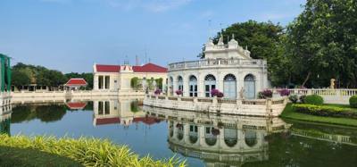 Visited Bang Pa-In this morning.  Very beautiful.  More refined than other locations we've visited. Couldn't take photos