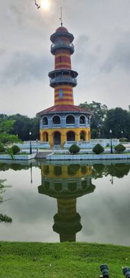 Visited Bang Pa-In this morning.  Very beautiful.  More refined than other locations we've visited. Couldn't take photos