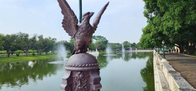 Visited Bang Pa-In this morning. Very beautiful. More refined than other locations we've visited. Couldn't take photos