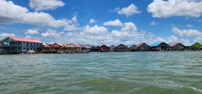 Second stop on the Phuket Island hopping tour was Koh Panyee village. We got off of our larger boat for a smaller more