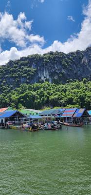 Second stop on the Phuket Island hopping tour was Koh Panyee village. We got off of our larger boat for a smaller more