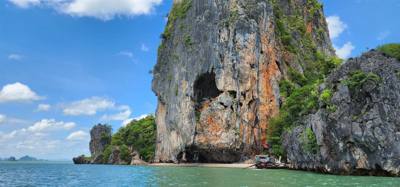 This is what I've been waiting for.  I've wanted to shoot photos of this island and that rock pillar in the ocean for a 
