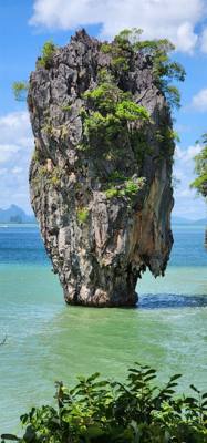 This is what I've been waiting for. I've wanted to shoot photos of this island and that rock pillar in the ocean for a