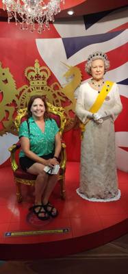 A trip through the wax museum was included with our entry fee for the aquarium.  Some were good.  Others not so much.  B