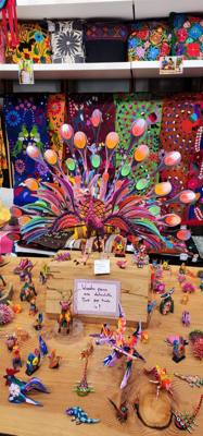 Very colorful shop on Michigan Ave...