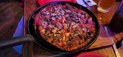 Hey Mindee, I think this is better than Lou Malnatis!  Not sure where Julie found this place but dang it was good.