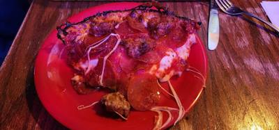 Hey Mindee, I think this is better than Lou Malnatis!  Not sure where Julie found this place but dang it was good.