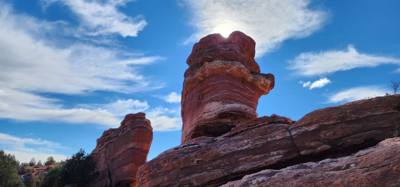 A quick stroll through Garden of the Gods to earn our Thanksgiving day meal?  Sounds like a plan!