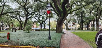 Walking tour this morning to get the juices flowing.  Savannah has so many park squares!  Chuck was very knowledgeable.