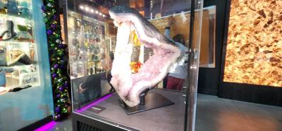 The lobby of the hotel down here has some really neat items...