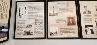 178 steps.  The stairs we're a little "see through".  Good little hike to the top.