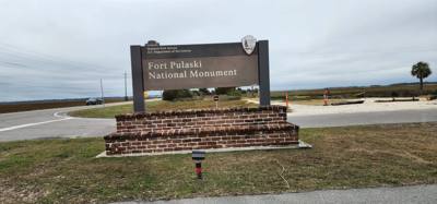 Ft Pulaski is definitely a two parter.  Pretty big.  Way larger than old Ft Jackson down the road and more modern. Lots 