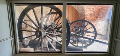 Ft Pulaski is definitely a two parter.  Pretty big.  Way larger than old Ft Jackson down the road and more modern. Lots 
