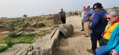 The Roman ruins of Volubilis was definitely the creshendo of the day.  An unexpected surprise.  The mosaic of the 12 tri