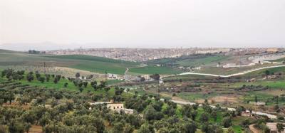 Views from the South Tower in Fes.  You can see all three parts off the city from here.