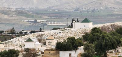 Views from the South Tower in Fes. You can see all three parts off the city from here.