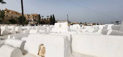 The Jewish cemetery was one of our stops today. Difficult to move around in there. Was surprised how packed in everyth