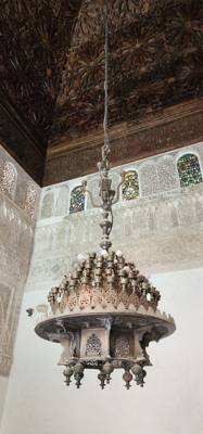 Architecture, paintings, woodwork and other interesting and beautiful things in the Fes Medina market.