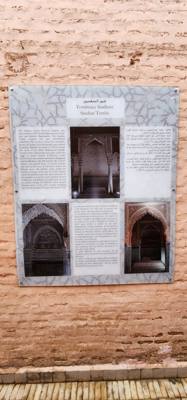 Different orientation of the tombs indicated their religion.