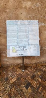 Different orientation of the tombs indicated their religion.