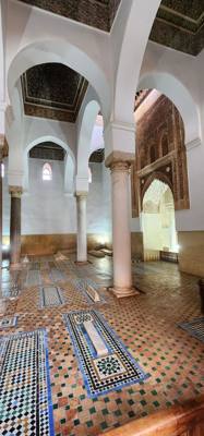 Different orientation of the tombs indicated their religion.