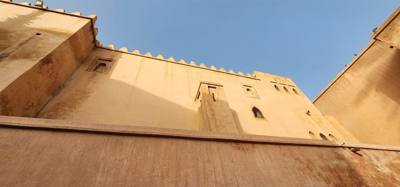 Different orientation of the tombs indicated their religion.