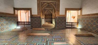 Different orientation of the tombs indicated their religion.