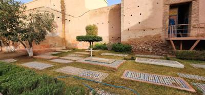 Different orientation of the tombs indicated their religion.