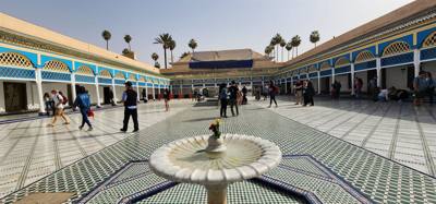 Bahia Palace in Marrakech.