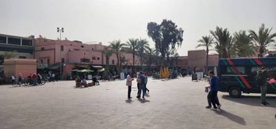 Shopping the Medina in Marrakech.  Sensory overload.  Apparently it's WAAAY more intense at night.